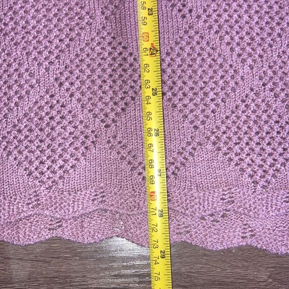 Women’s Large Rose Jaclyn Smith Knot Sweater - Picture 5 of 9